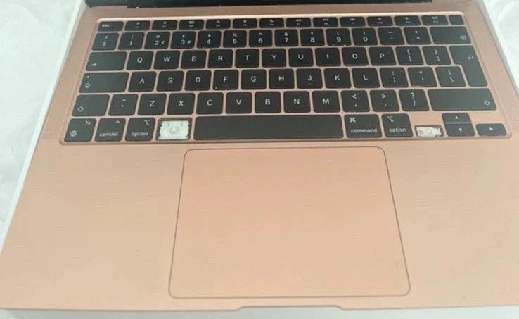 Genuine Apple MacBook Air 13" A2337 M1 2020 Gold UK Palmrest Keyboard EMC 3598
